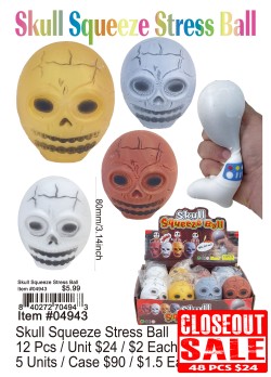 Skull Squeeze Stress Ball